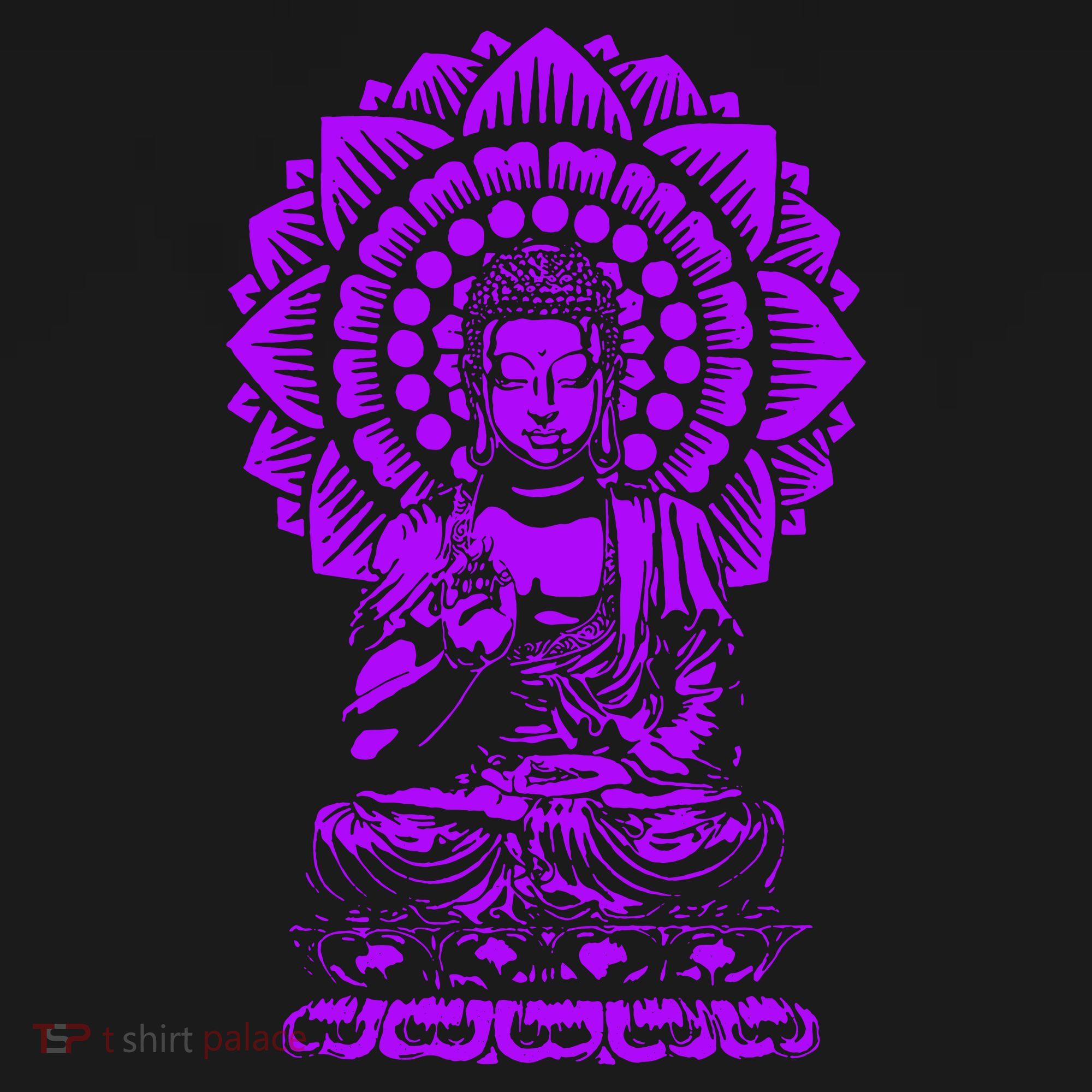 Golden Buddha Lotus Mandala Baby Bodysuit