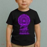 Golden Buddha Lotus Mandala Toddler T-Shirt thumb 2