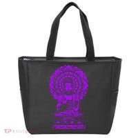 Golden Buddha Lotus Mandala Tote Bag thumb 0