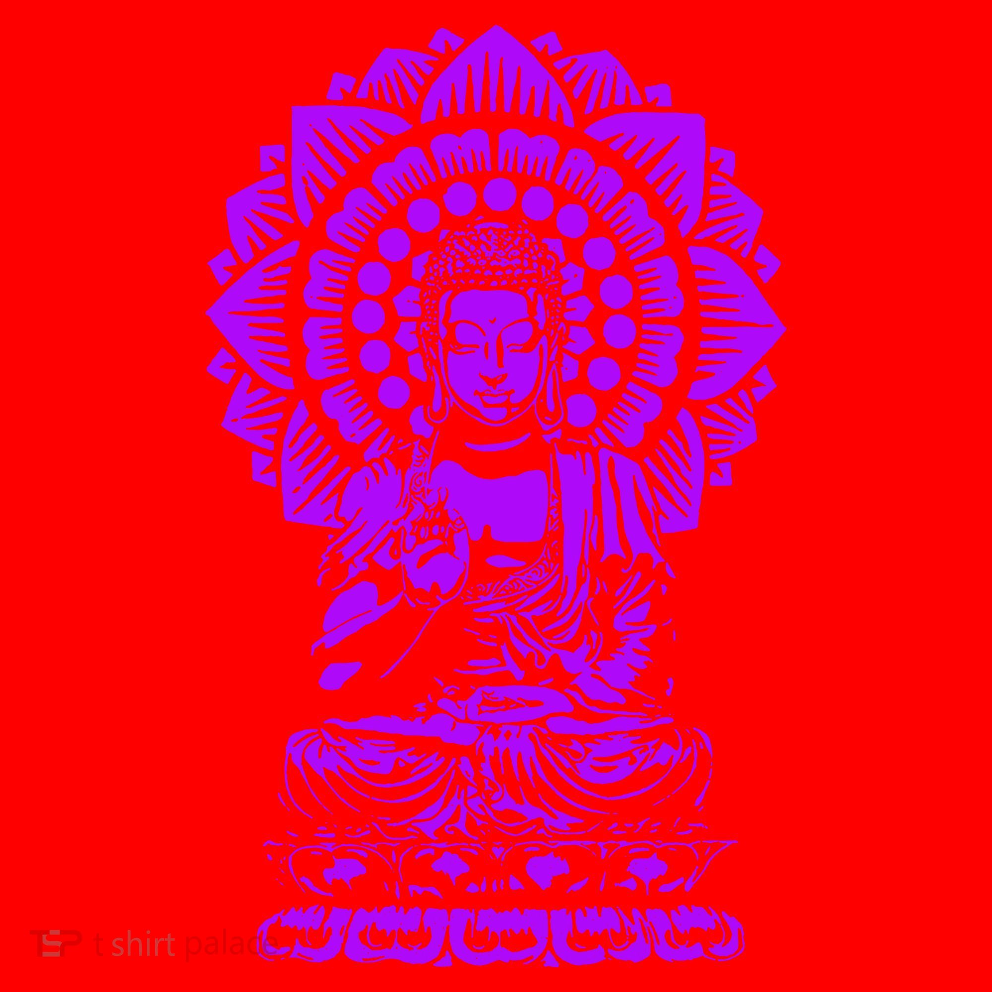 Golden Buddha Lotus Mandala Santa Hat