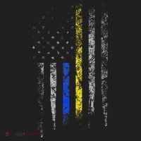 Gold Blue Line 911 Police Dispatcher First Responder Beanie thumb 2