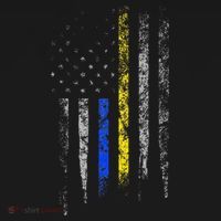 Gold Blue Line 911 Police Dispatcher First Responder Women's Tank Top thumb 5