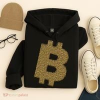 Golden Bitcoin Logo Limited Edition Hoodie thumb 4