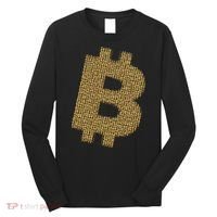 Golden Bitcoin Logo Limited Edition Long Sleeve Shirt thumb 0