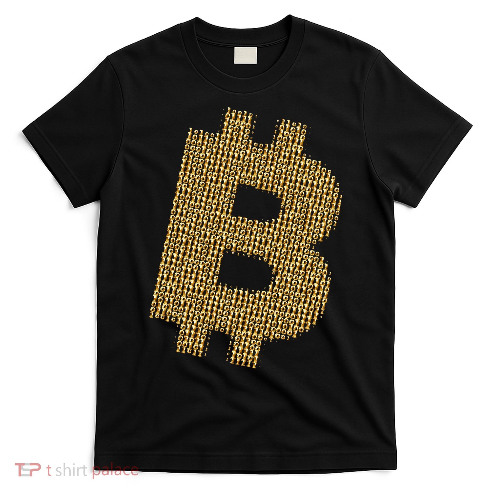 Golden Bitcoin Logo Limited Edition T-Shirt