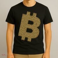 Golden Bitcoin Logo Limited Edition T-Shirt thumb 3