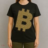 Golden Bitcoin Logo Limited Edition T-Shirt thumb 4