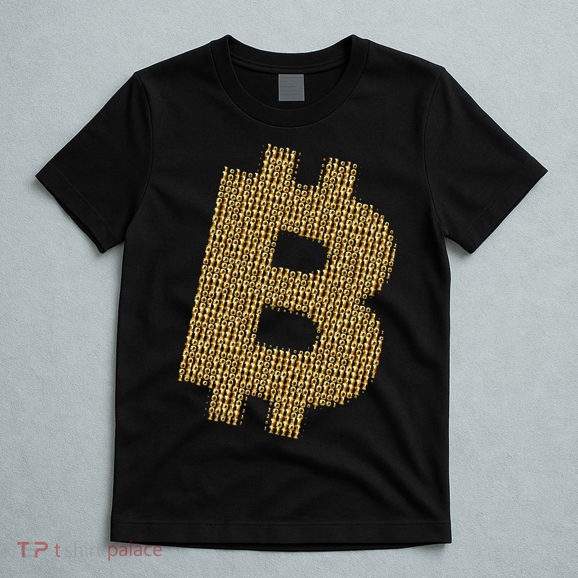 Golden Bitcoin Logo Limited Edition T-Shirt