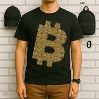 Golden Bitcoin Logo Limited Edition T-Shirt thumb 6