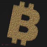 Golden Bitcoin Logo Limited Edition Women's Hoodie thumb 2