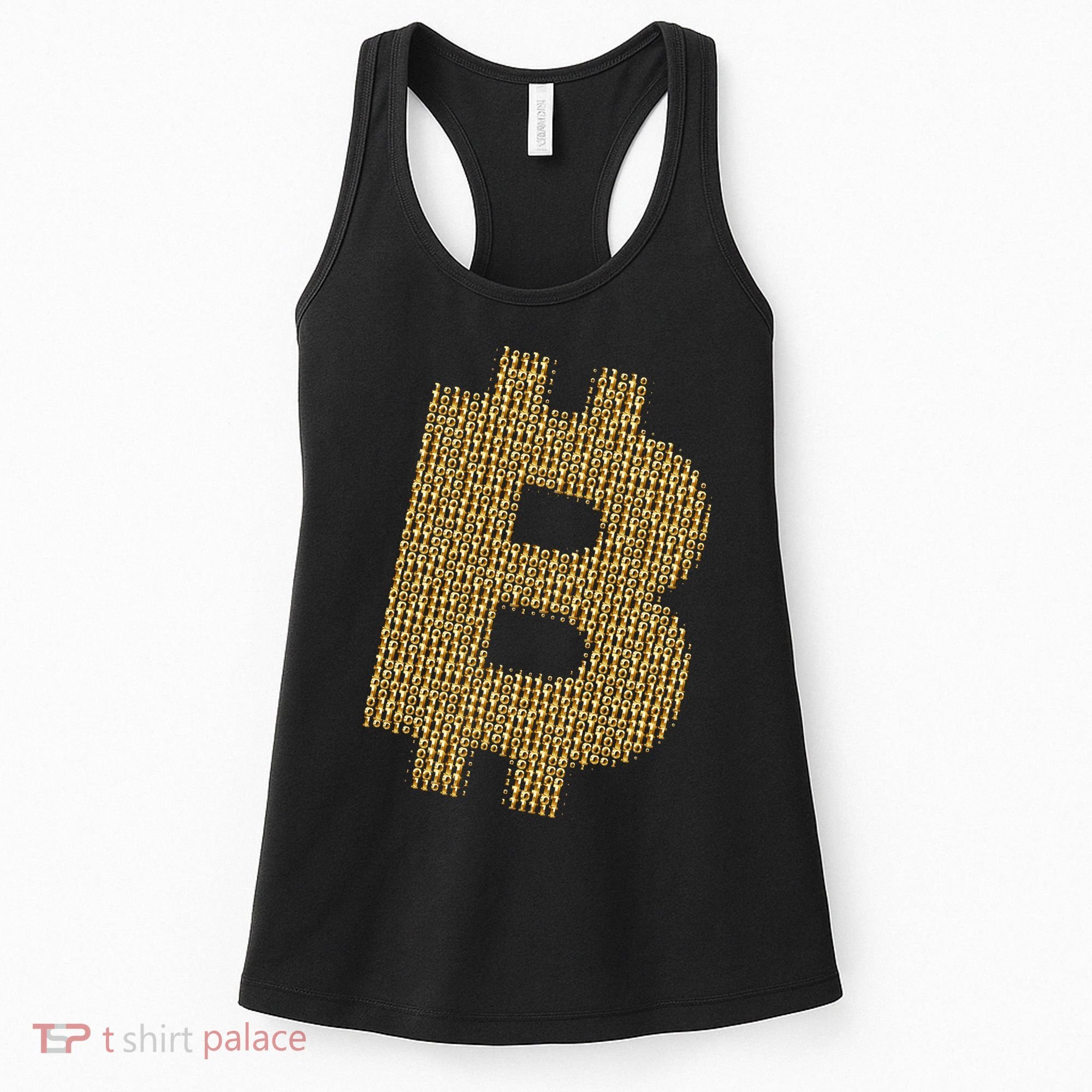 Golden Bitcoin Logo Limited Edition Women's Tank Top