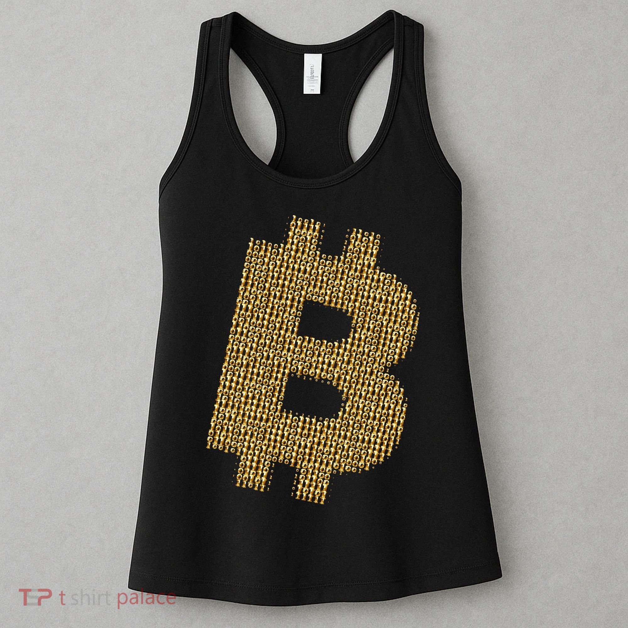 Golden Bitcoin Logo Limited Edition Women's Tank Top