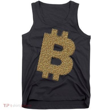 Golden Bitcoin Logo Limited Edition Tank Top