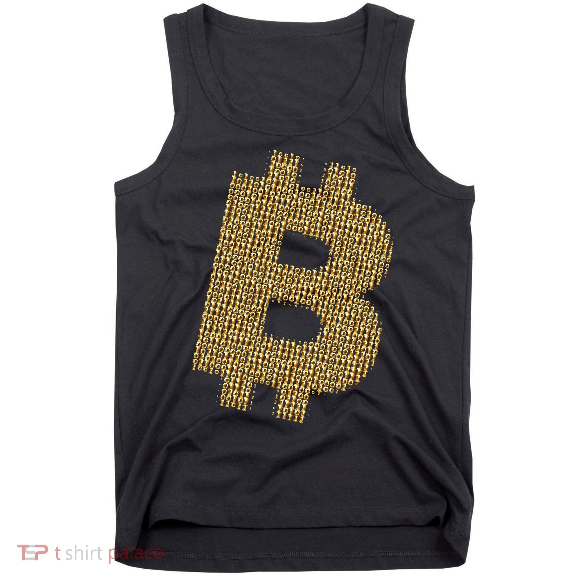 Golden Bitcoin Logo Limited Edition Tank Top