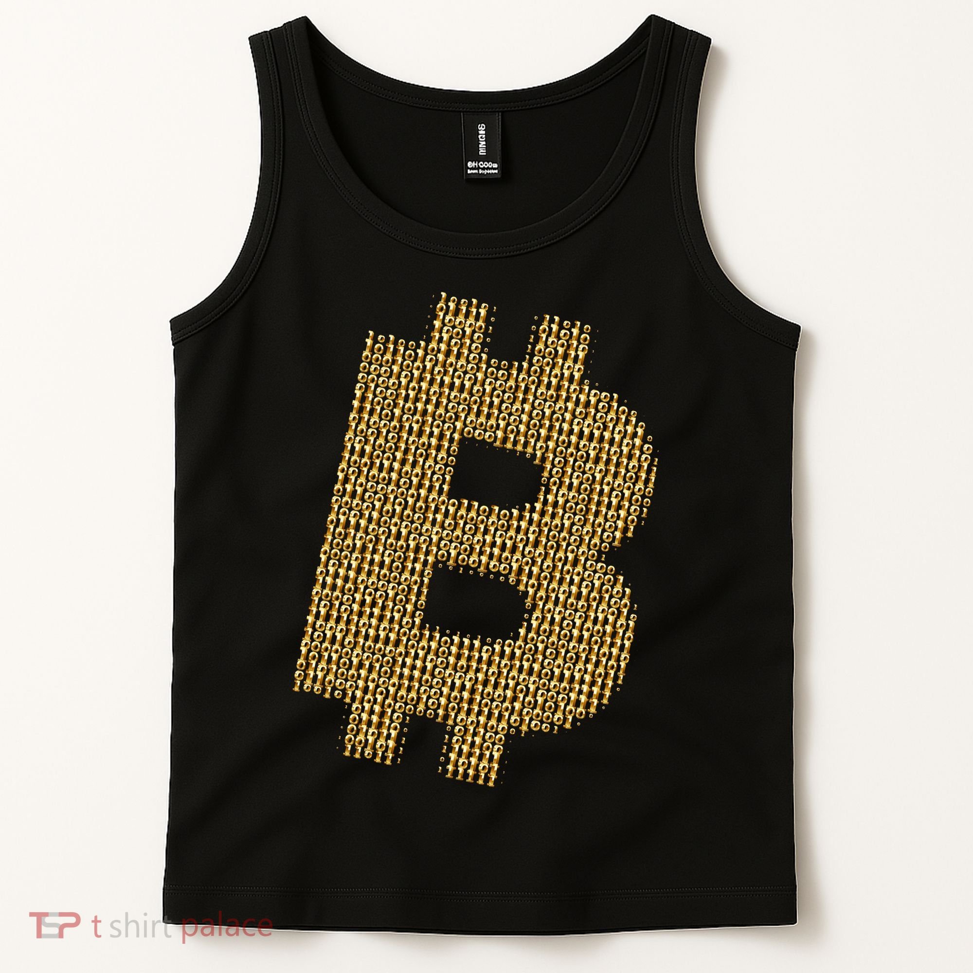 Golden Bitcoin Logo Limited Edition Tank Top