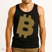 Golden Bitcoin Logo Limited Edition Tank Top thumb 3