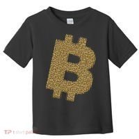 Golden Bitcoin Logo Limited Edition Toddler T-Shirt thumb 0