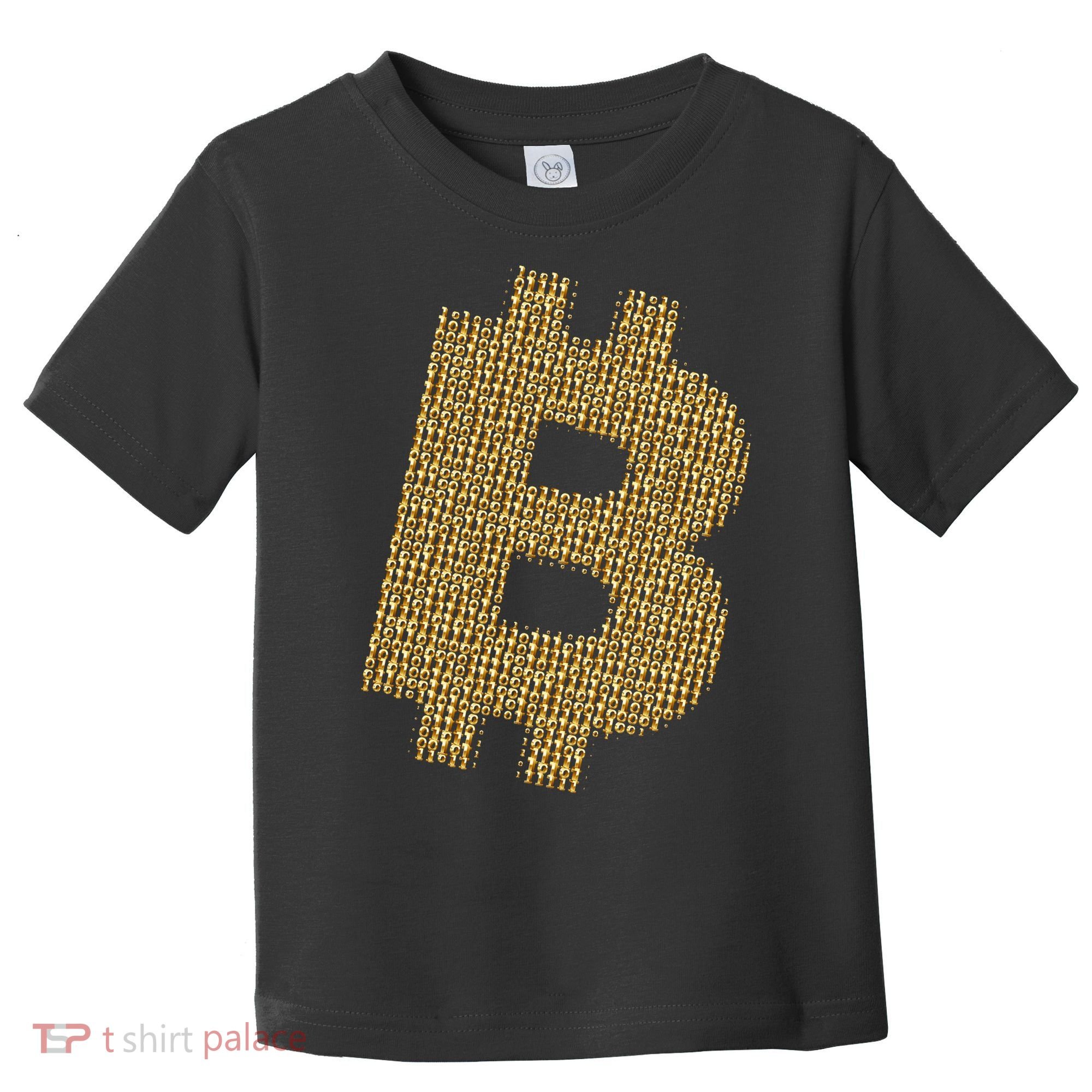 Golden Bitcoin Logo Limited Edition Toddler T-Shirt