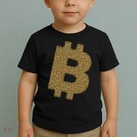 Golden Bitcoin Logo Limited Edition Toddler T-Shirt thumb 2
