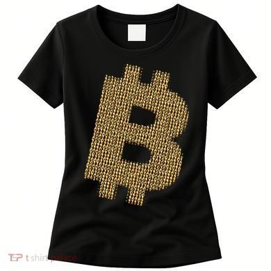 Golden Bitcoin Logo Limited Edition Women's T-Shirt