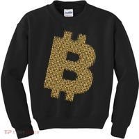 Golden Bitcoin Logo Limited Edition Kids Sweatshirt thumb 0