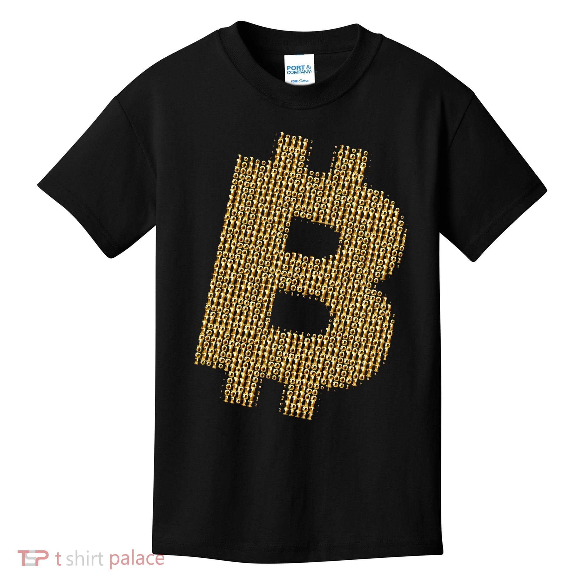 Golden Bitcoin Logo Limited Edition Kids T-Shirt