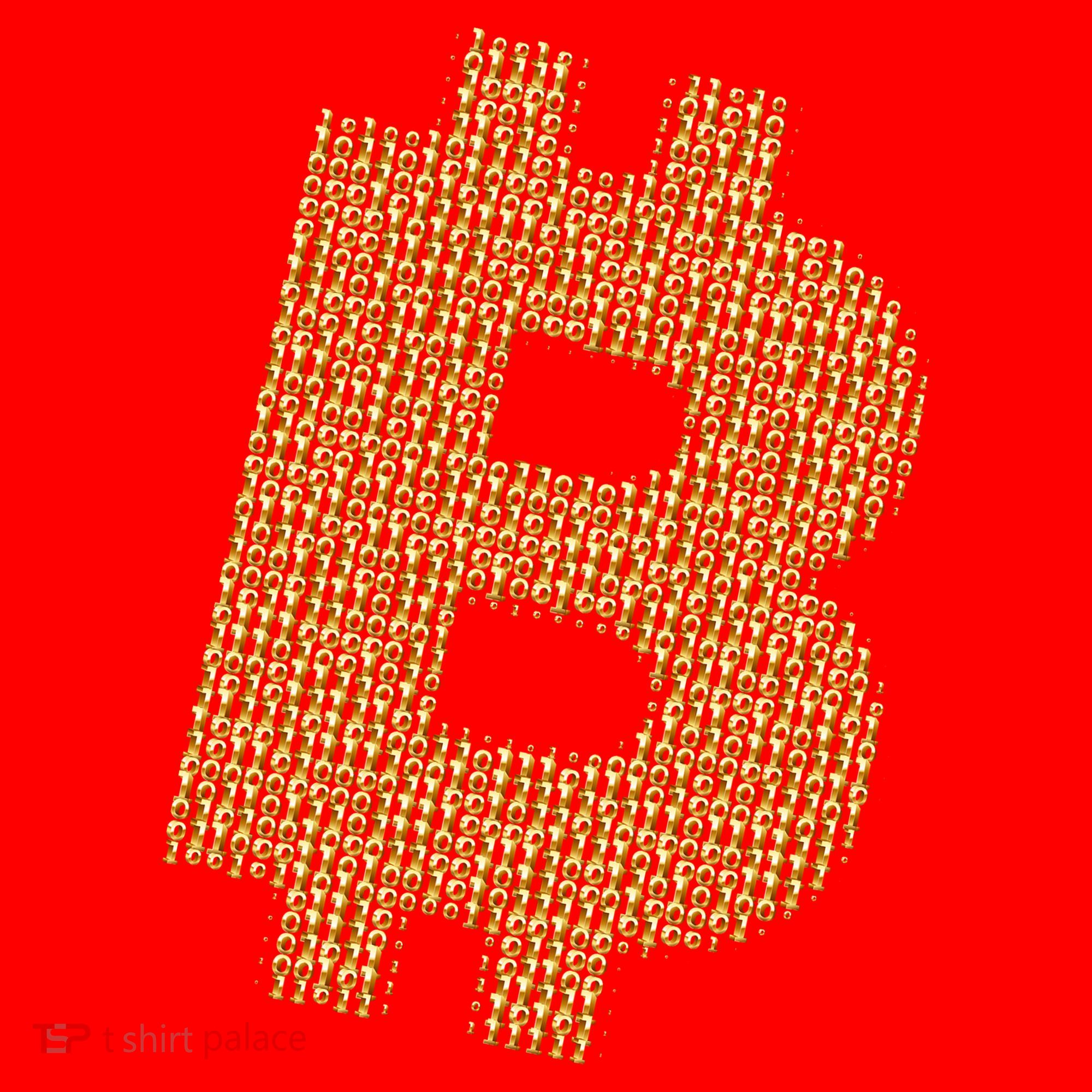 Golden Bitcoin Logo Limited Edition Santa Hat