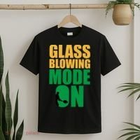 Glass Blowing Mode On Funny Glassblower Retro Vintage Glassblowing T-Shirt thumb 2