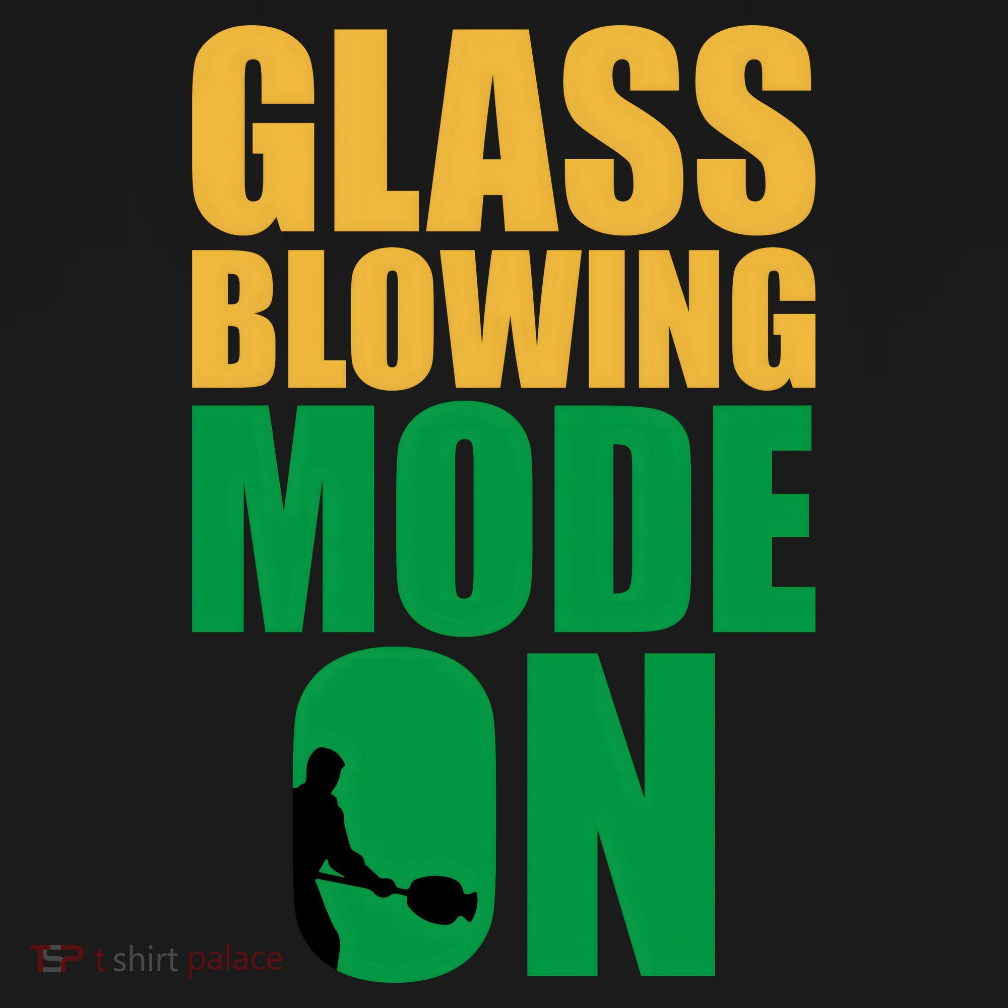 Glass Blowing Mode On Funny Glassblower Retro Vintage Glassblowing T-Shirt