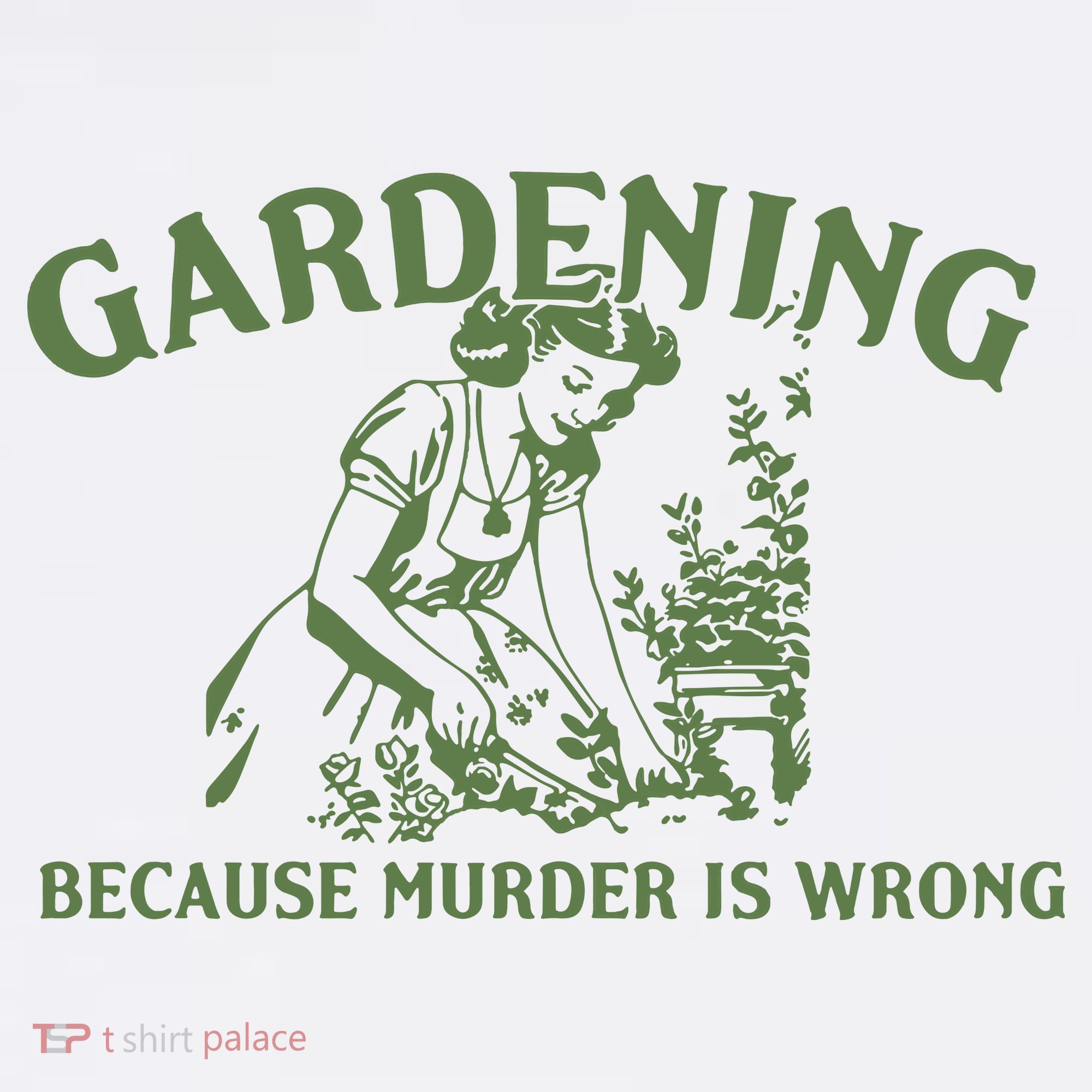 Gardening Because Murder Is Wrong Retro Beanie