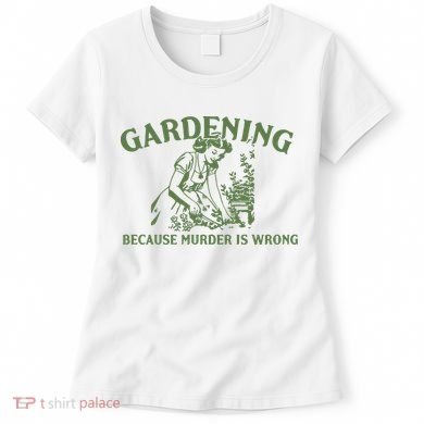 Gardening Because Murder Is Wrong Retro Women's T-Shirt