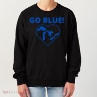 Go Blue Michigan Heart Women's Sweatshirt thumb 0