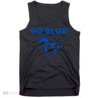Go Blue Michigan Heart Tank Top thumb 0