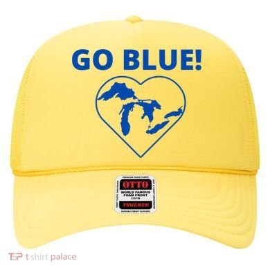 Go Blue Michigan Heart Hat