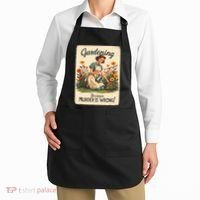 Gardening Because Murder Is Wrong Gardening Gardener Women  Apron thumb 2