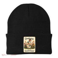 Gardening Because Murder Is Wrong Gardening Gardener Women  Beanie thumb 0