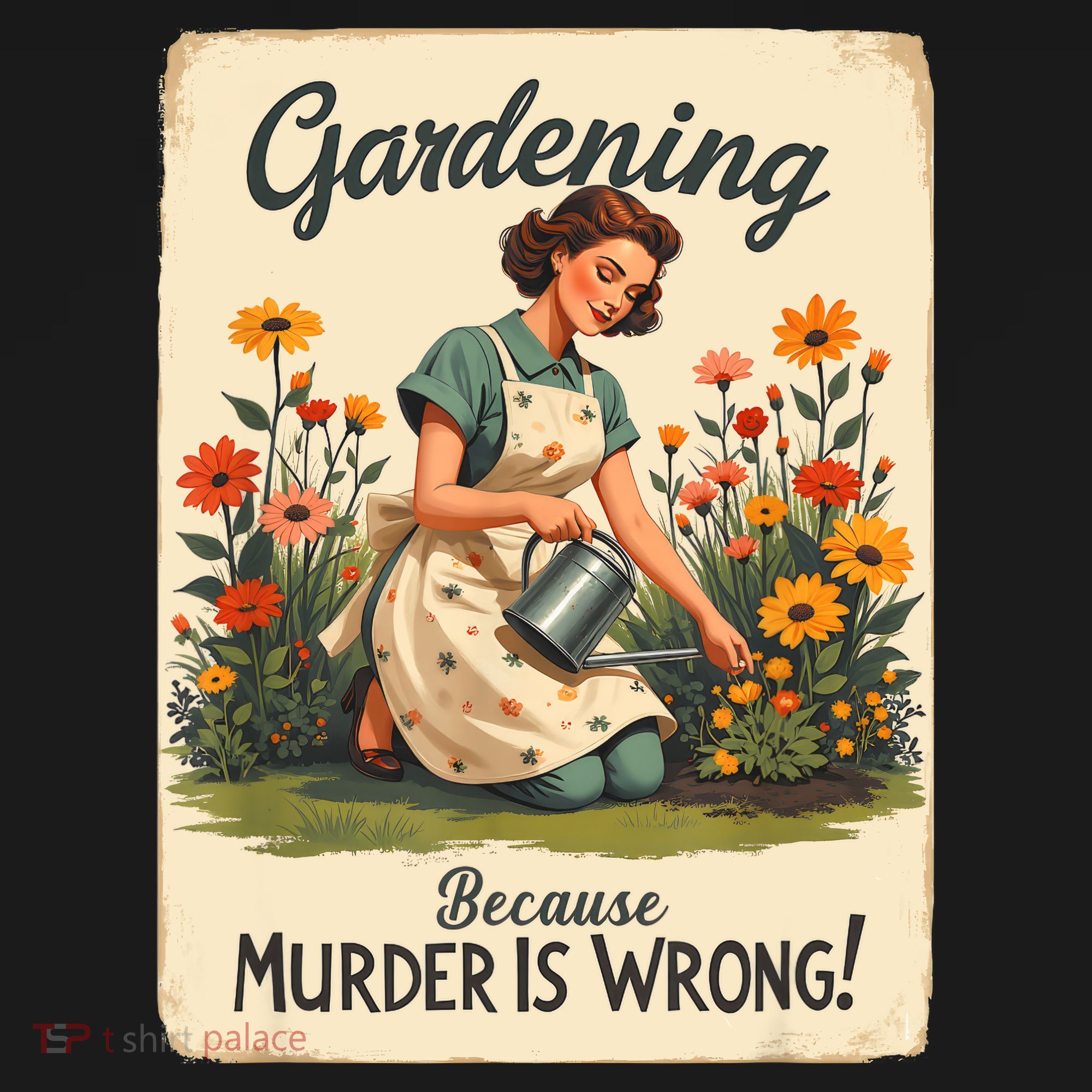 Gardening Because Murder Is Wrong Gardening Gardener Women  Tank Top