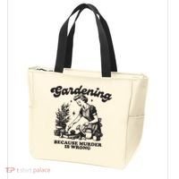 Gardening Because Murder Is Wrong Tote Bag thumb 3