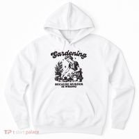 Gardening Because Murder Is Wrong Hoodie thumb 0