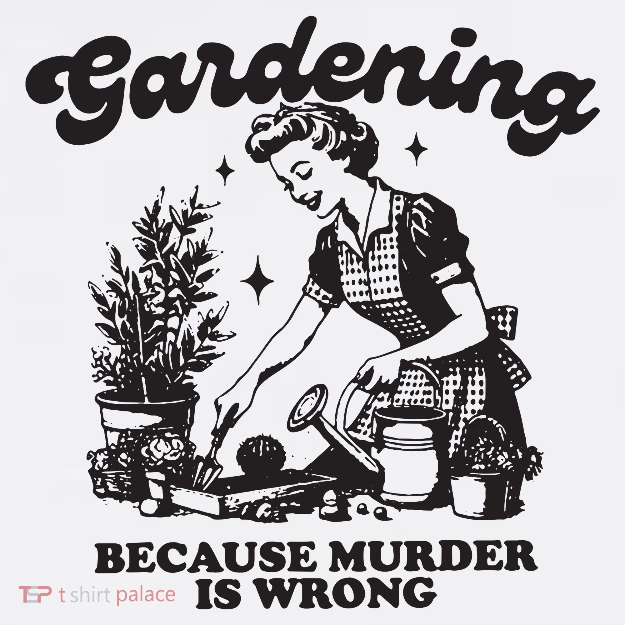 Gardening Because Murder Is Wrong Polo