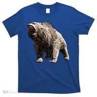 Grizzly Bear Motif Grizzlies Predator Bears Forest Animals Gift T-Shirt thumb 0