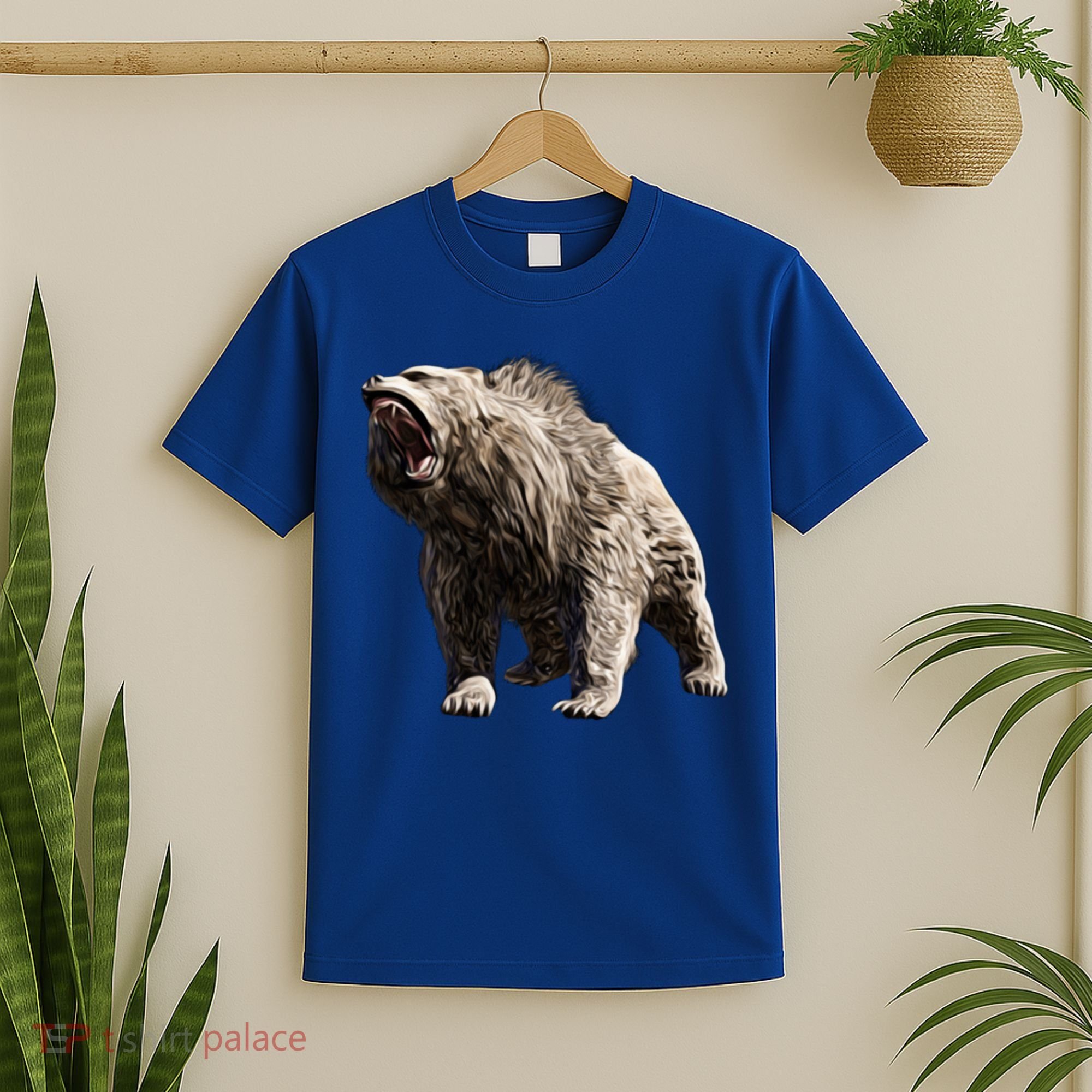 Grizzly Bear Motif Grizzlies Predator Bears Forest Animals Gift T-Shirt