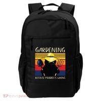 Gardening Because Murder Is Wrong Backpack thumb 0