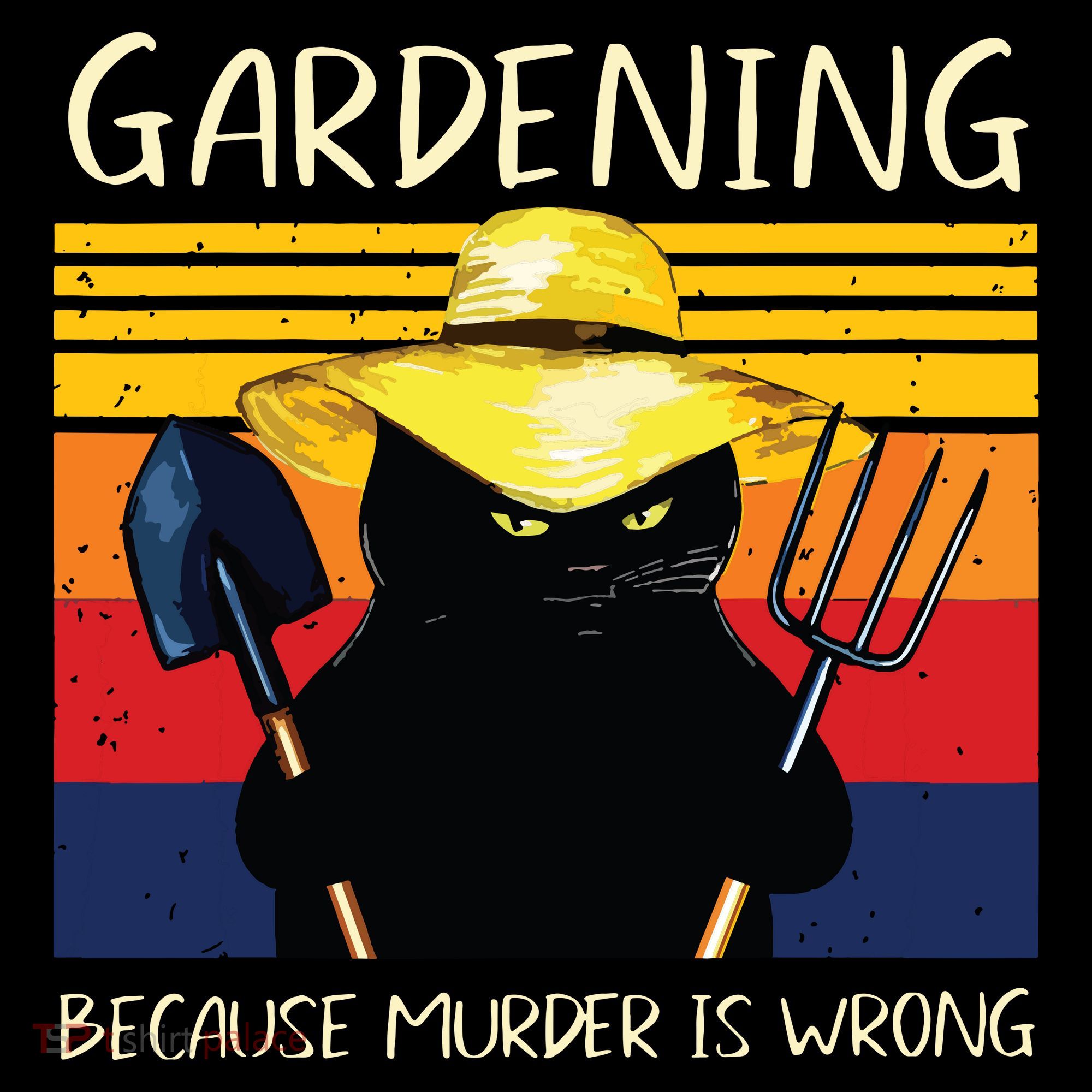 Gardening Because Murder Is Wrong Coaster