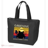 Gardening Because Murder Is Wrong Tote Bag thumb 3