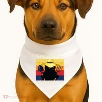 Gardening Because Murder Is Wrong USA-Made Doggie Bandana thumb 1