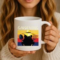 Gardening Because Murder Is Wrong Coffee Mug thumb 3