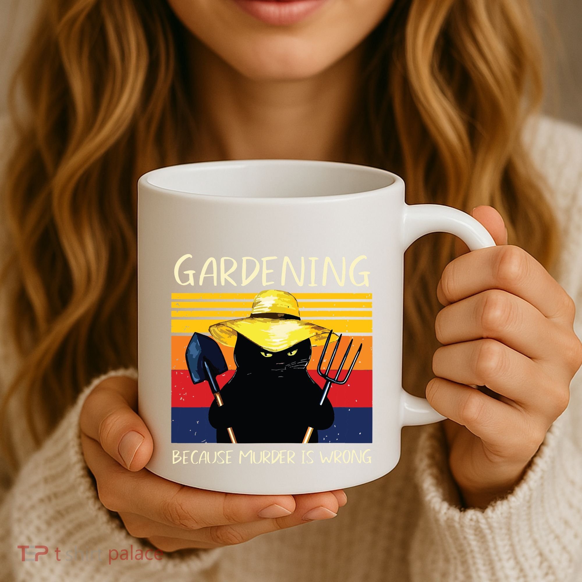 Gardening Because Murder Is Wrong Coffee Mug