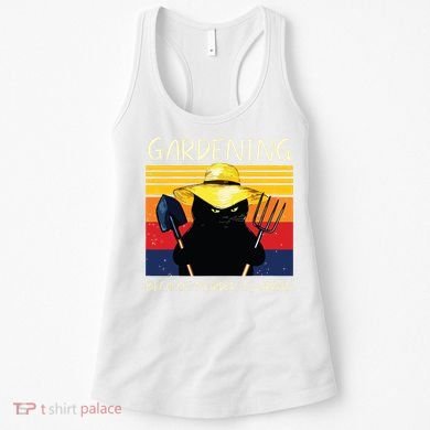 Gardening Because Murder Is Wrong Women's Tank Top