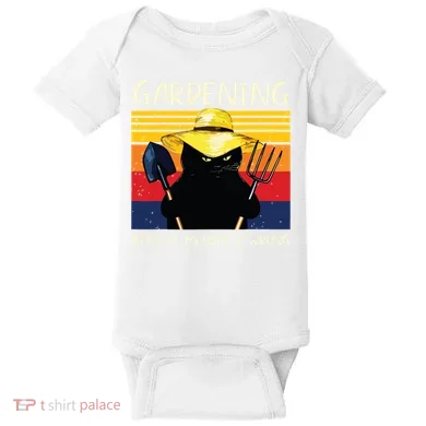Gardening Because Murder Is Wrong Baby Bodysuit